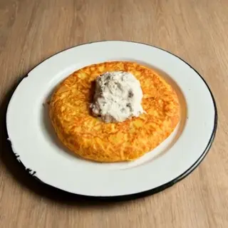 Tortilla de cebolla caramelizada 