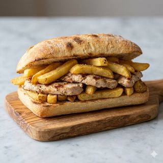 Pollo, patatine