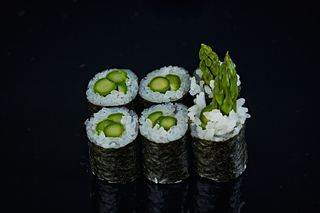 Asparagus vege hoso maki	