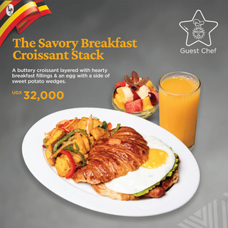 The Savory Breakfast Croissant Stack