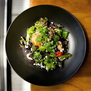 Салат "Кисло-сладкий баклажан"