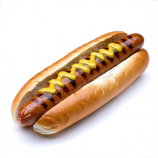Хот-дог с телешка наденичка (1бр)