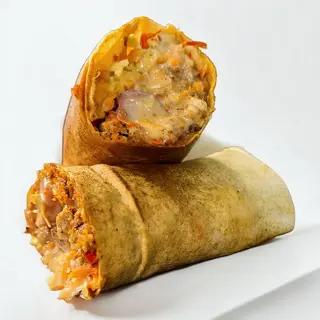 Chicken Shawarma with one sausage