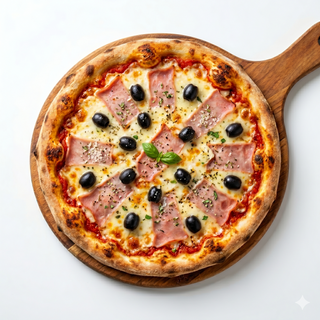 Pizza Mozzarella Y Jamón (36 Cm.)