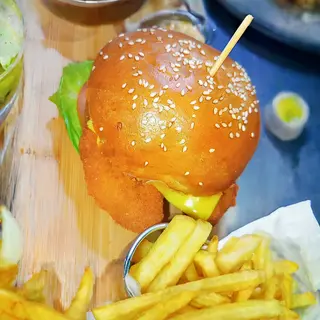Burger cordon bleu