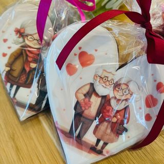 Serce piernikowe z obrazkiem 