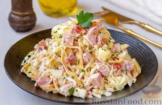 Салат с копченой курицей (320 гр.)