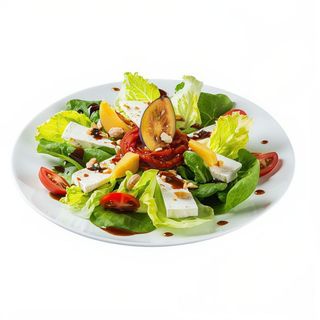 Ensalada De Lechuga Con Tomate Y Tetilla