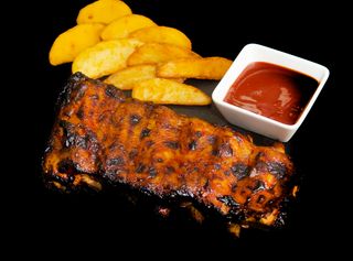 Крехки свински ребра (400г)