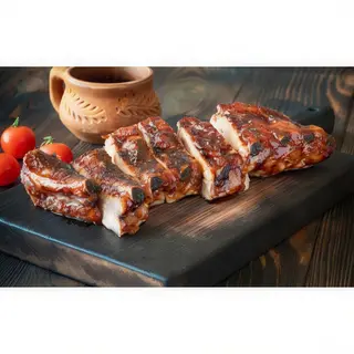 530 Costillas de cerdo fritas con especias