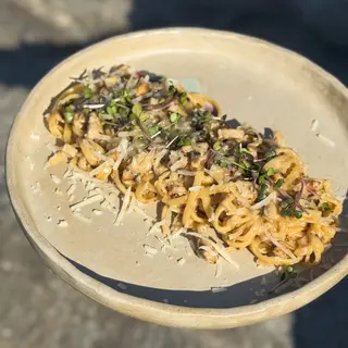Mushrooms pasta