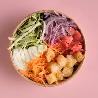 Poke de Camarão Tempura