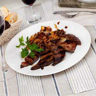 Свински черен дроб на скара (200г)