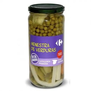 Menestra De Verduras Sin Sal Añadida Carrefour 400 Gr.