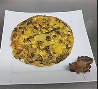 Tortilla Con Espinacas Y Setas