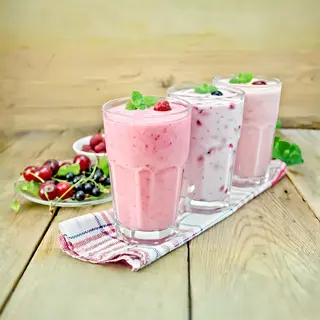 Молочный коктейль банановый