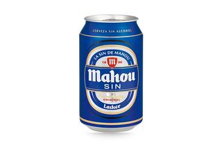 Cerveza Mahou SIN alcohol bote 33cl.