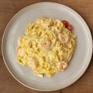 Fettuccine com Camarão