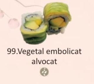 99. Vegetal embolicat alvocat (8 Uds.)