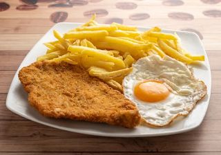 Plato Pollo Empanado