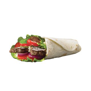 Wrap à la viande hachée +frites