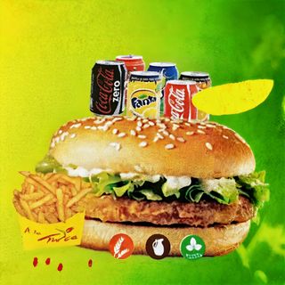 Menú Hamburguesa De Pollo