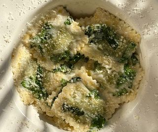 Ravioli ricota y espinacas