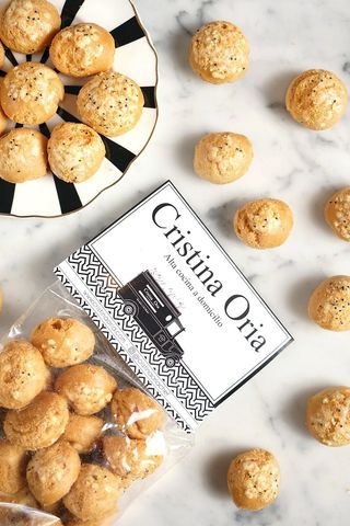 Galletas Rellenas de Queso de Cabra