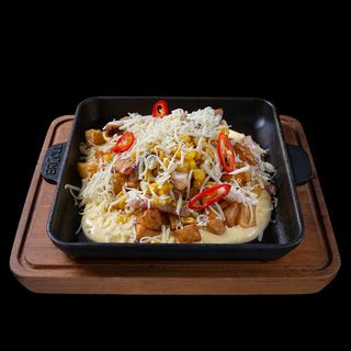 Сковорідка з курячим філе та кукурудзою (380 гр)