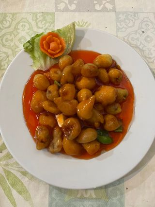 Cerdo con Salsa Agridulce