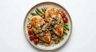 Petto di pollo al funghi
