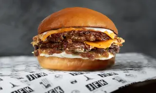 Cream Cheese Smash Burger