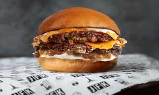 Cream Cheese Smash Burger