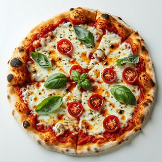 Pizza napoletana Filumena - cornicione ripieno di ricotta