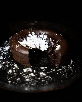 Coulant de chocolate negro