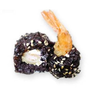 UB03. Tempura uramaki black - 4 pezzi
