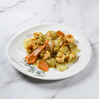 72 - Gamberi con curry