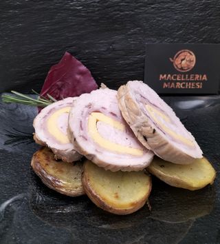 Arrotolato di tacchino farcito cotto 4 fette