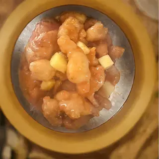 Pollo salsa agrodolce