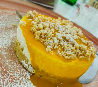 La nostra cheese cake al mango