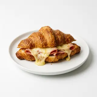 Croissant De York Con Queso Derretido