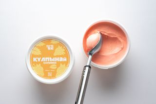 Клубника сливочная мороженое  (400г)
