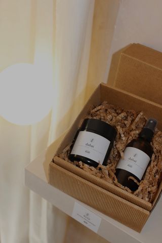 Zestaw prezentowy Świeca + aromatyzer do wnętrz