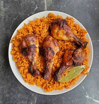 Jollof Rice and Chicken