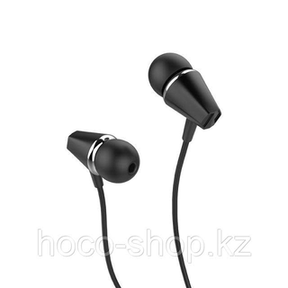 Проводные универсальные наушники M34 Hoco с микрофоном, Black