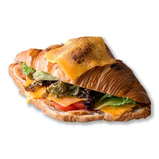 Гарячий круасан з пастрамі індички (300г)