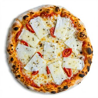 Pizza base bianca solo mozzarella