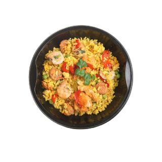 Paella De Rapé Y Gamba Roja