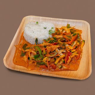 thai curry rice pollo