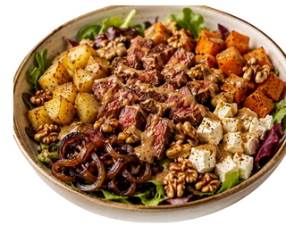 Poke bowl manzo al pepe